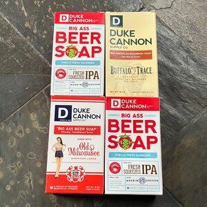 Set of 4 Duke Cannon Big Ass Soaps NEW